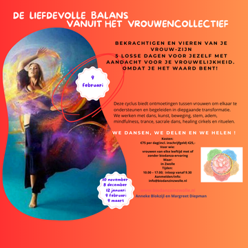 Cirkel van de natuurvrouw: dag 4 (als losse dag) van de vrouwencirkel ‘De liefdevolle balans vanuit het vrouwencollectief’ met Anneke